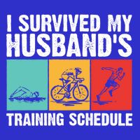 Cool Triathlon Mom Swimming Running Swim Bike Run Gift V-Neck T-Shirt