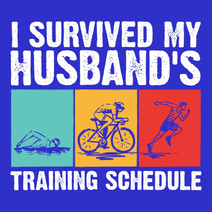Cool Triathlon Mom Swimming Running Swim Bike Run Gift V-Neck T-Shirt