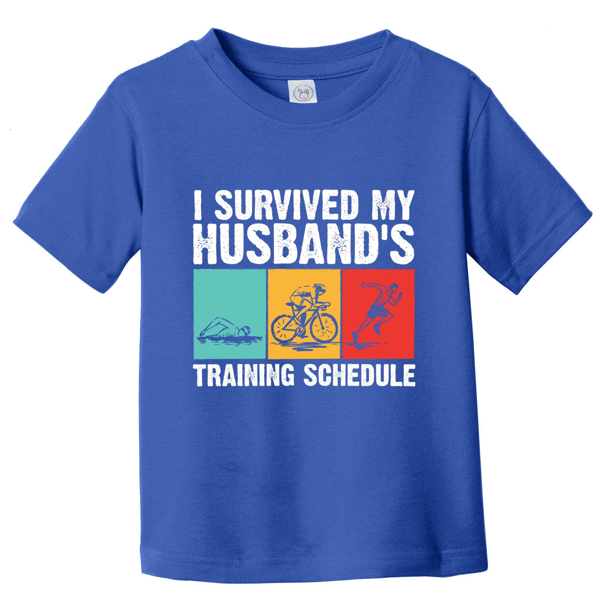 Cool Triathlon Mom Swimming Running Swim Bike Run Gift Toddler T-Shirt