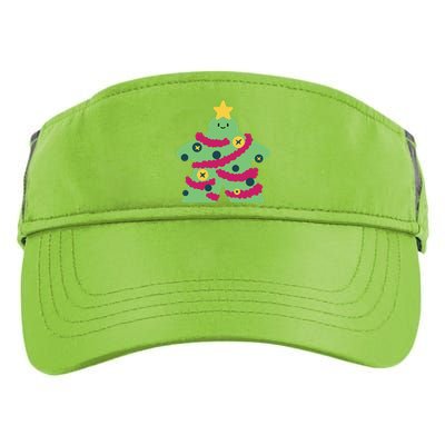 Christmas Tree Meeple Adult Drive Performance Visor