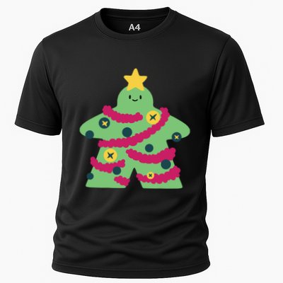 Christmas Tree Meeple Performance Shirt