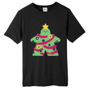 Christmas Tree Meeple Tall Fusion ChromaSoft Performance T-Shirt