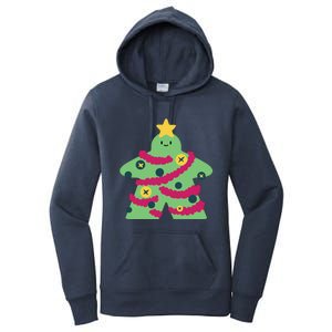 Christmas Tree Meeple Women's Pullover Hoodie