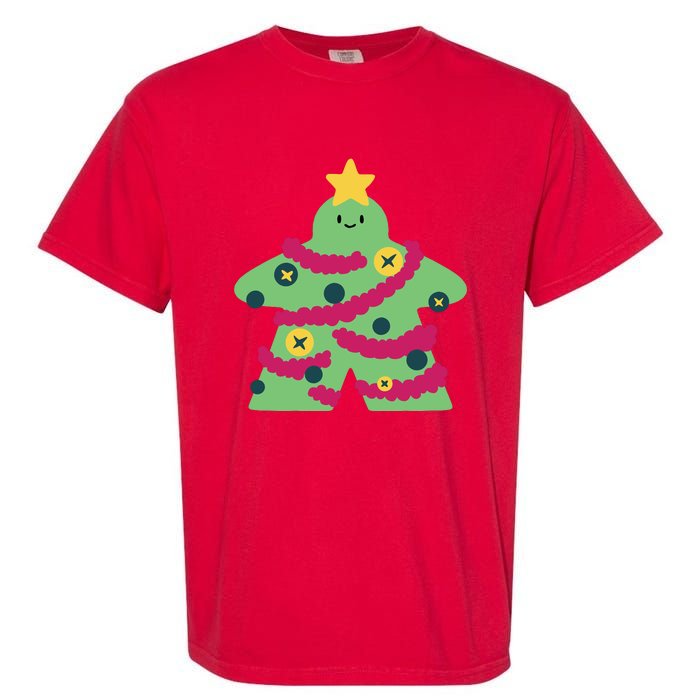 Christmas Tree Meeple Garment-Dyed Heavyweight T-Shirt