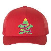 Christmas Tree Meeple Yupoong Adult 5-Panel Trucker Hat