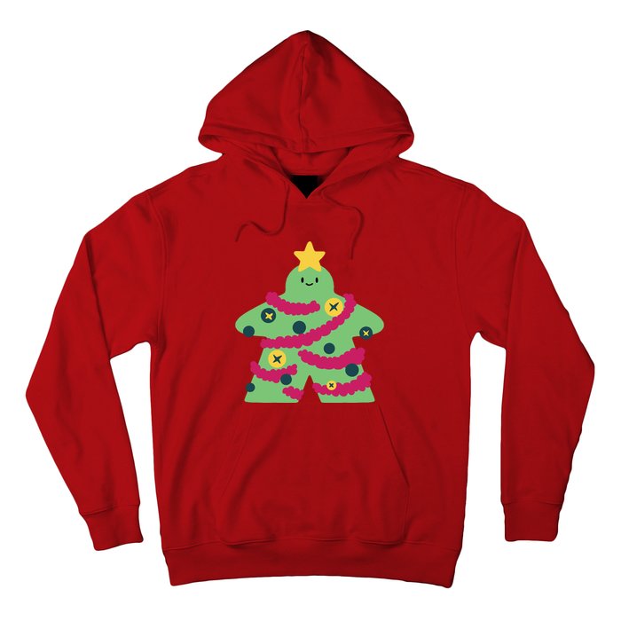 Christmas Tree Meeple Hoodie