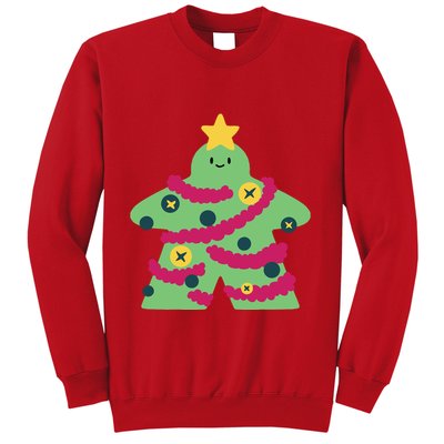 Christmas Tree Meeple Sweatshirt