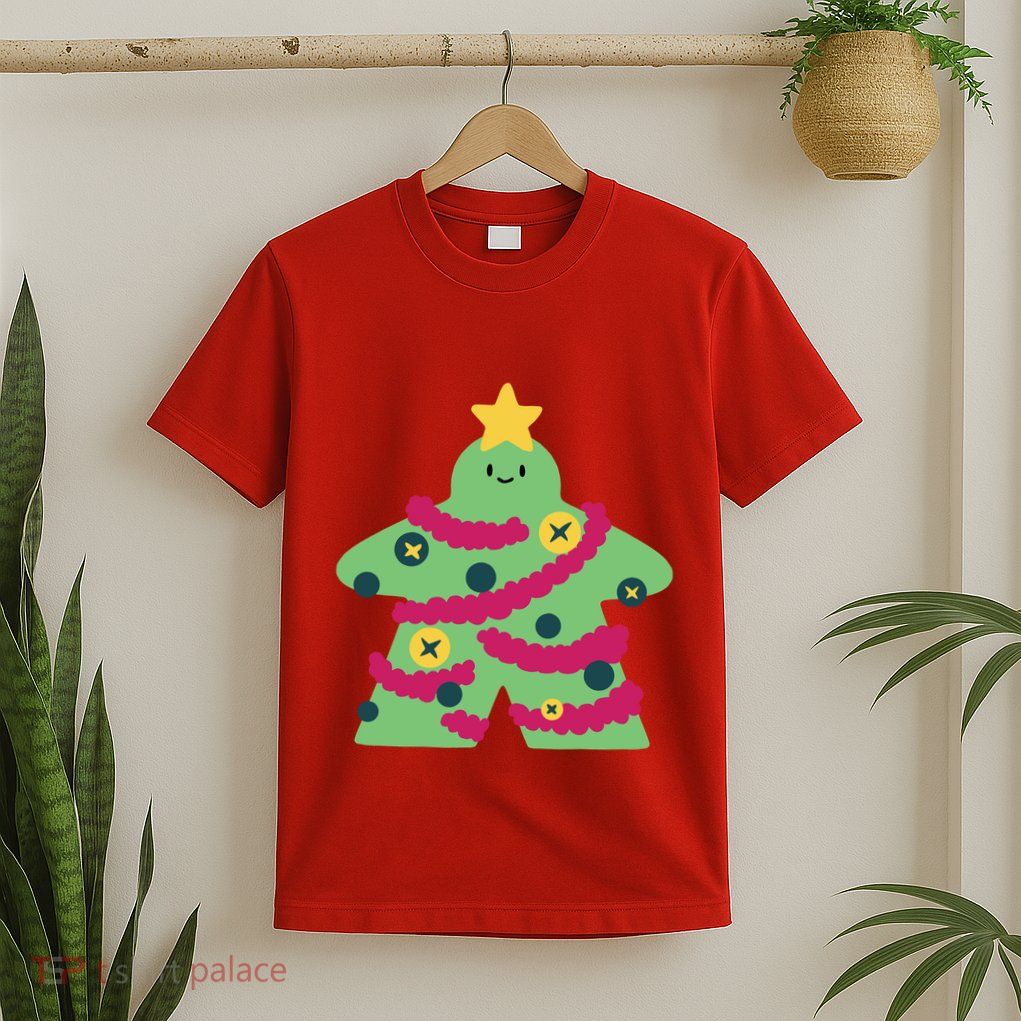 Christmas Tree Meeple T-Shirt