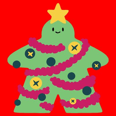 Christmas Tree Meeple T-Shirt