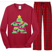 Christmas Tree Meeple Long Sleeve Pajama Set