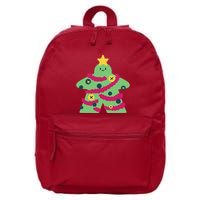 Christmas Tree Meeple 16 in Basic Backpack