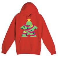 Christmas Tree Meeple Premium Pullover Hoodie