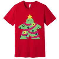 Christmas Tree Meeple Premium T-Shirt