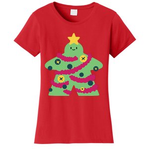 Christmas Tree Meeple Women's T-Shirt