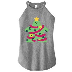 Christmas Tree Meeple Women's Perfect Tri Rocker Tank