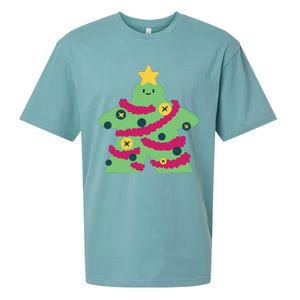 Christmas Tree Meeple Sueded Cloud Jersey T-Shirt