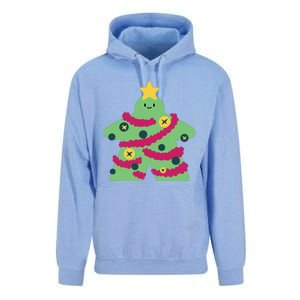 Christmas Tree Meeple Unisex Surf Hoodie