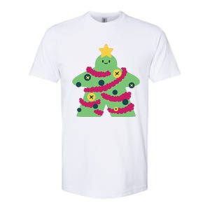 Christmas Tree Meeple Softstyle CVC T-Shirt