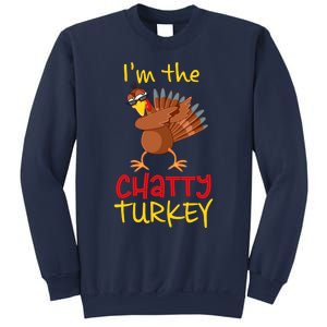 Chatty Turkey Matching Family Group Thanksgiving Party Sweatshirt