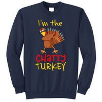 Chatty Turkey Matching Family Group Thanksgiving Party Sweatshirt