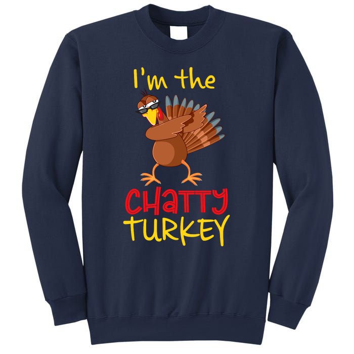 Chatty Turkey Matching Family Group Thanksgiving Party Sweatshirt