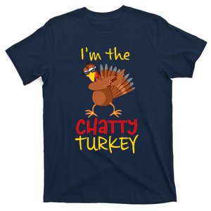 Chatty Turkey Matching Family Group Thanksgiving Party T-Shirt