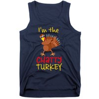 Chatty Turkey Matching Family Group Thanksgiving Party Tank Top