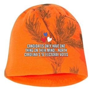 Candidates Their Mind North Carolina 16 Electoral Vote Funny Kati - Camo Knit Beanie