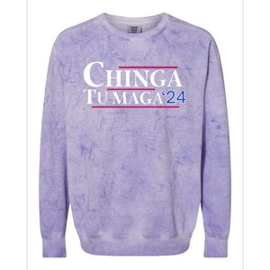 Chinga Tu Maga Colorblast Crewneck Sweatshirt