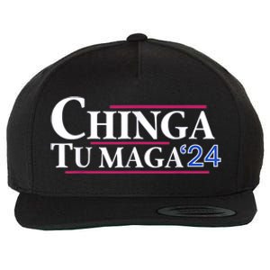 Chinga Tu Maga Wool Snapback Cap