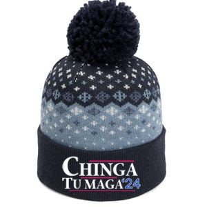 Chinga Tu Maga The Baniff Cuffed Pom Beanie