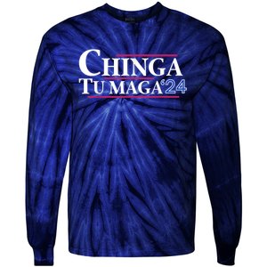 Chinga Tu Maga Tie-Dye Long Sleeve Shirt