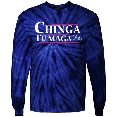 Chinga Tu Maga Tie-Dye Long Sleeve Shirt