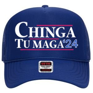 Chinga Tu Maga High Crown Mesh Back Trucker Hat