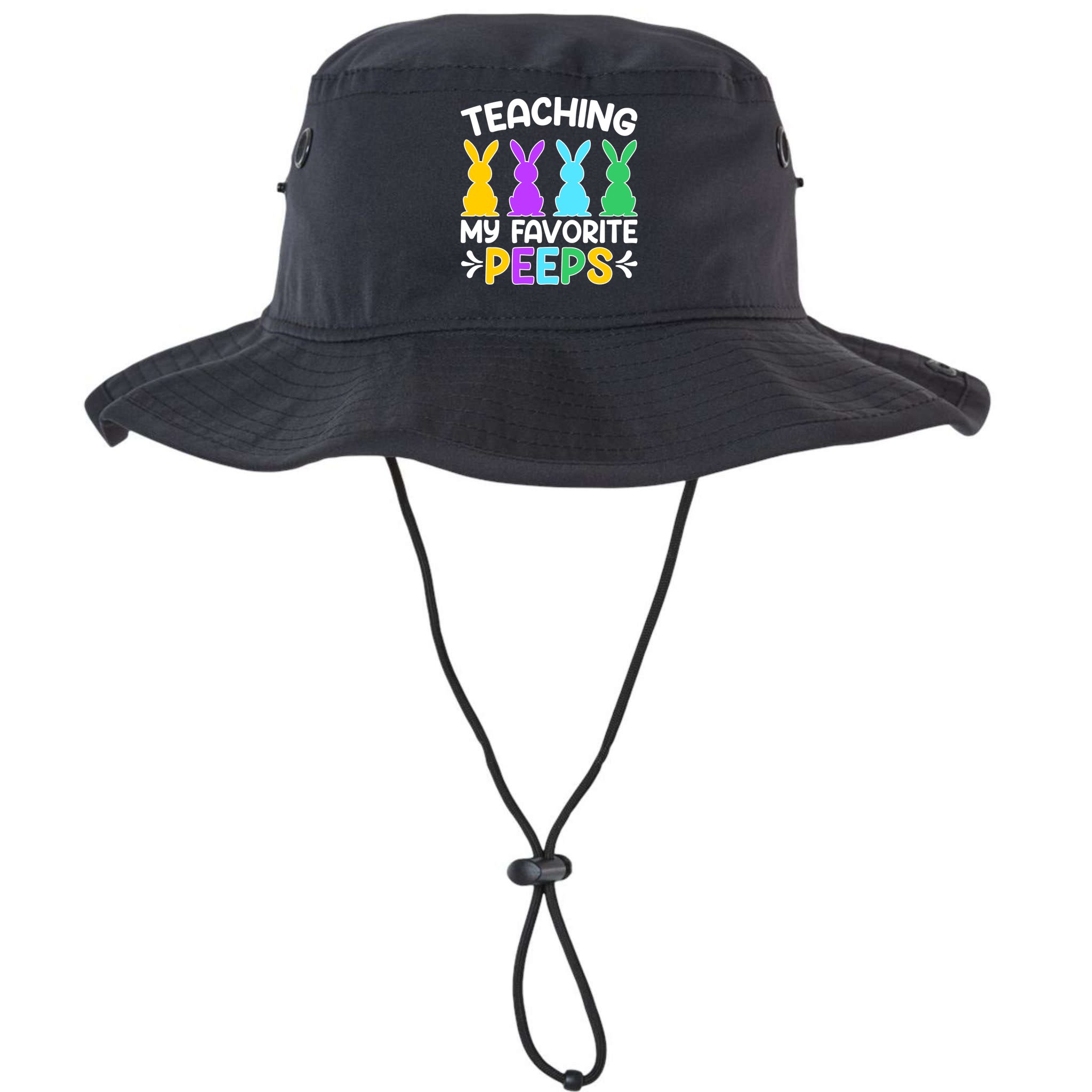 Cute Teaching My Favorite Peeps Happy Easter Day Teacher Bucket Hat