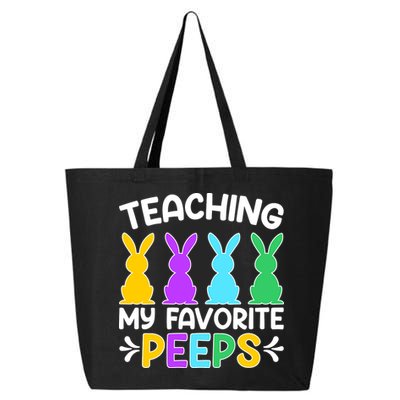 Cute Teaching My Favorite Peeps Happy Easter Day Teacher 25L Jumbo Tote