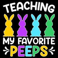 Cute Teaching My Favorite Peeps Happy Easter Day Teacher Wool Snapback Cap