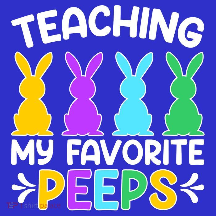 Cute Teaching My Favorite Peeps Happy Easter Day Teacher Baby Bodysuit