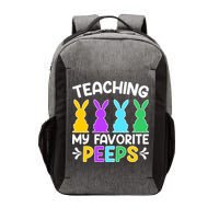 Cute Teaching My Favorite Peeps Happy Easter Day Teacher Vector Backpack