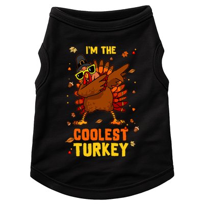 Coolest Turkey Matching Family Group Thanksgiving Party Pj Doggie Tank