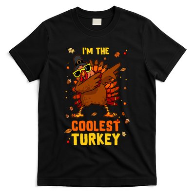 Coolest Turkey Matching Family Group Thanksgiving Party Pj T-Shirt