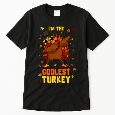 Coolest Turkey Matching Family Group Thanksgiving Party Pj Tall T-Shirt