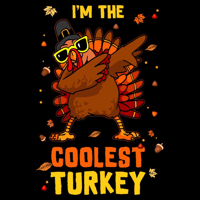 Coolest Turkey Matching Family Group Thanksgiving Party Pj 16 in Basic Backpack