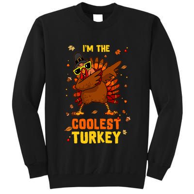 Coolest Turkey Matching Family Group Thanksgiving Party Pj Tall Sweatshirt