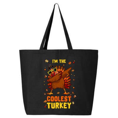Coolest Turkey Matching Family Group Thanksgiving Party Pj 25L Jumbo Tote
