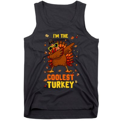 Coolest Turkey Matching Family Group Thanksgiving Party Pj Tank Top