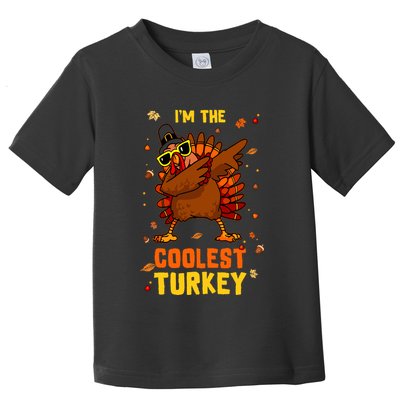 Coolest Turkey Matching Family Group Thanksgiving Party Pj Toddler T-Shirt
