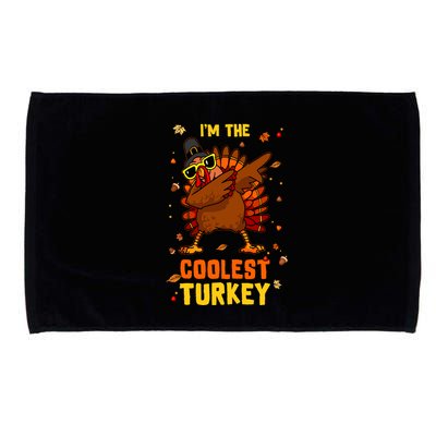 Coolest Turkey Matching Family Group Thanksgiving Party Pj Microfiber Hand Towel