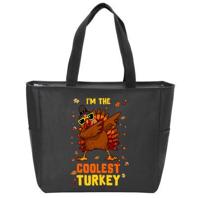 Coolest Turkey Matching Family Group Thanksgiving Party Pj Zip Tote Bag