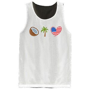 Coconut Tree Meme Patriotic Kamala Statement Usa Democrat Mesh Reversible Basketball Jersey Tank